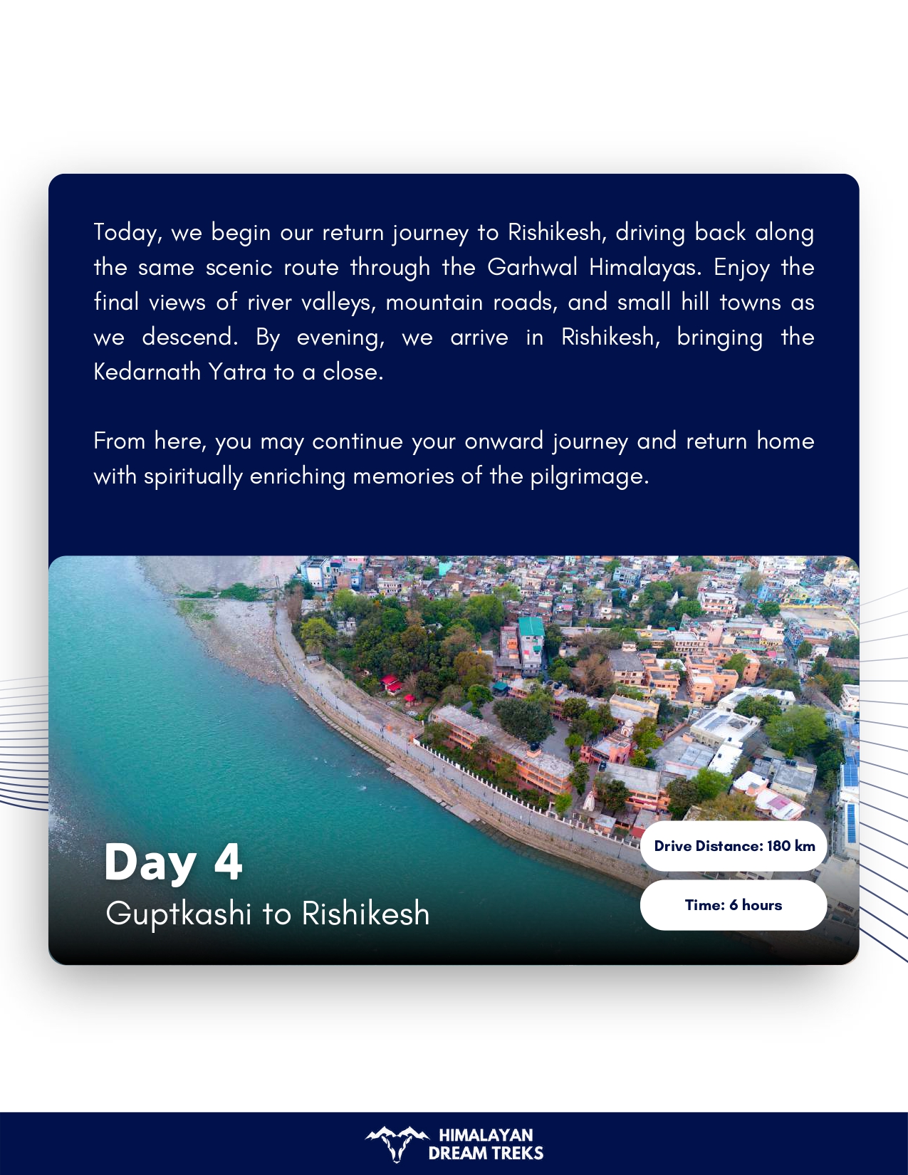Kedarnath dham tour package travel route and itinerary details